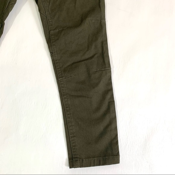 NWOT Art Class Girls Army Green Front Zipper Pants - Picture 3 of 6